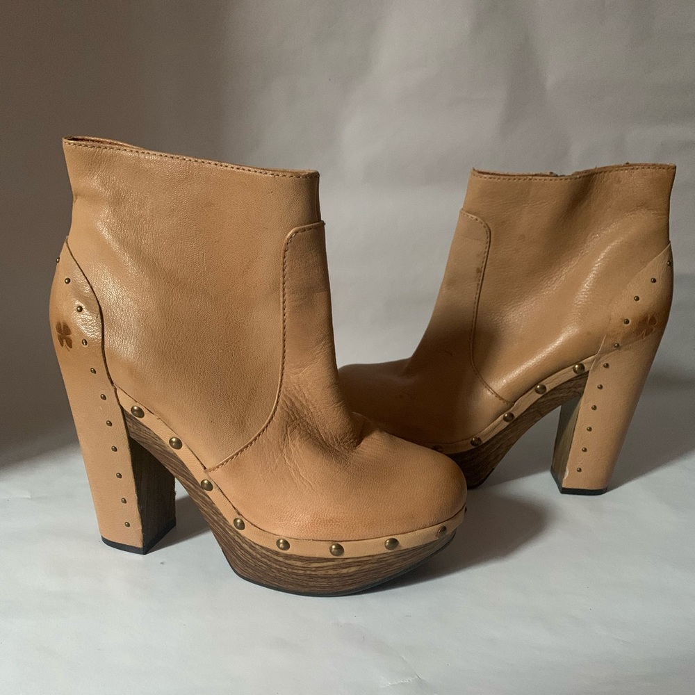 Lucky Brand platform booties